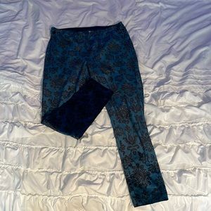 Velvet leggings
